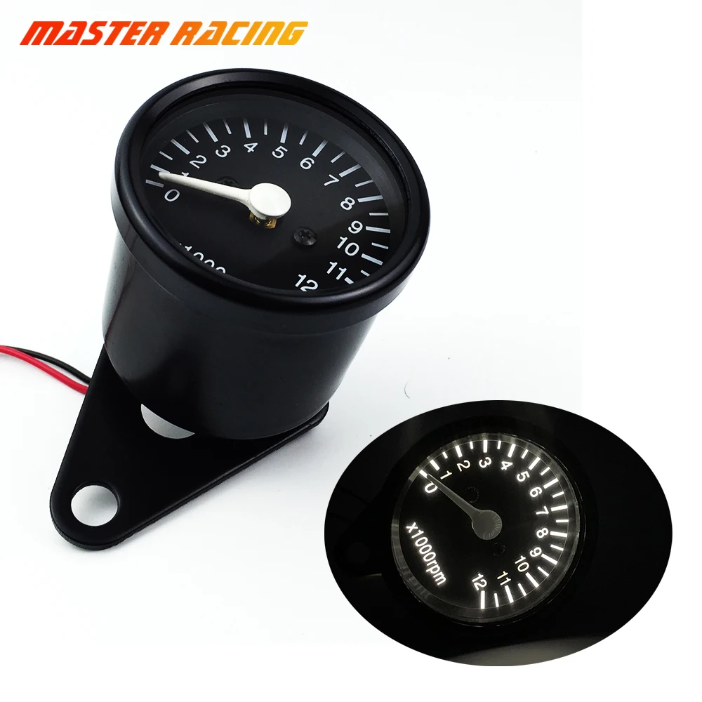 12000 об/мин скорость мотоцикла мотоцикл метр Тахометр Датчик Светодиодный