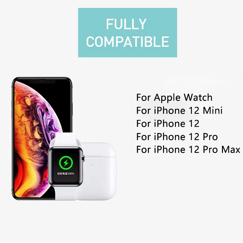 2 в 1 двойное магнитное Беспроводное зарядное устройство для IPhone 12 13 11 Pro Max Mini XS XR X