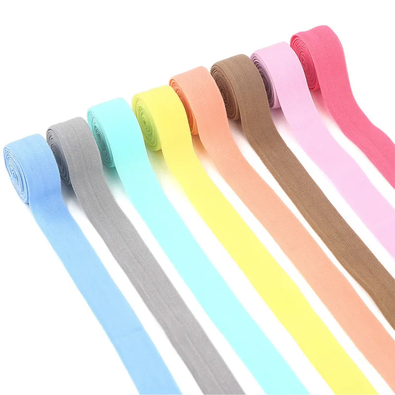 Эластичная лента 15 мм однотонная эластичная из спандекса для шитья одежды