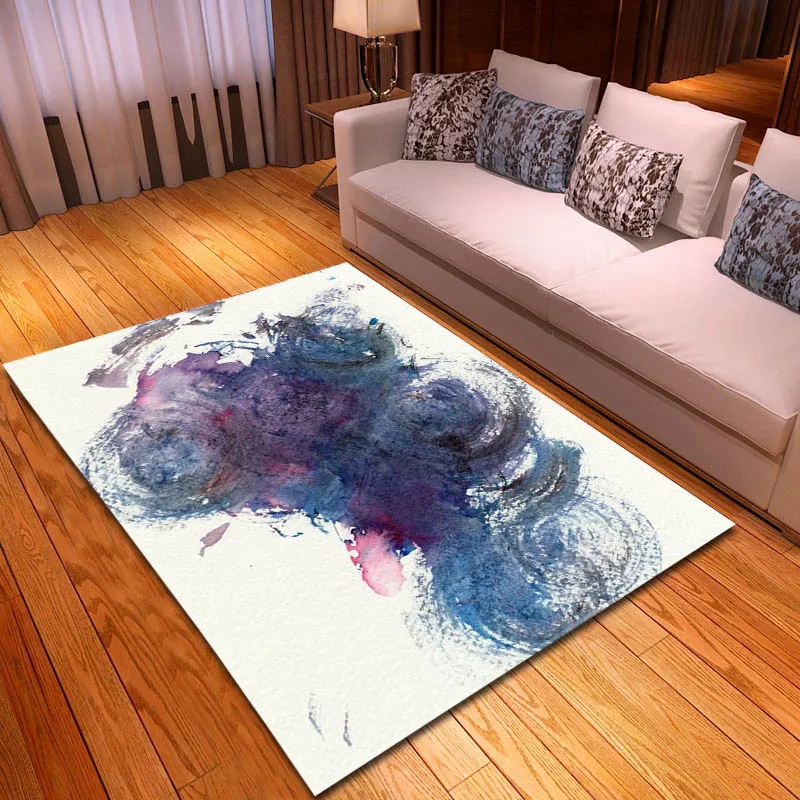 Современный простой домашний декор напольный коврик мягкая фланелевая