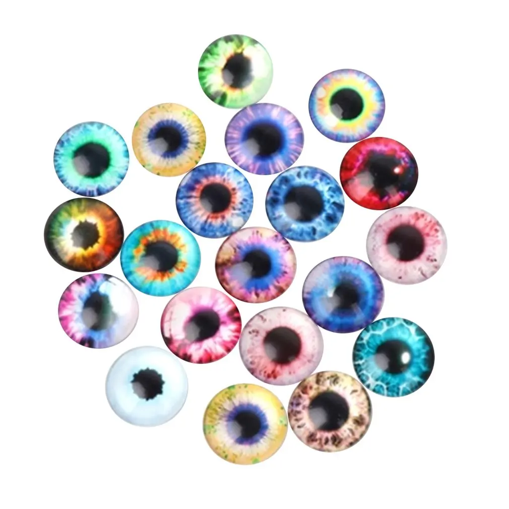 10/16/20 мм Стекло куклы глаз для детских игрушек и изображением динозавра