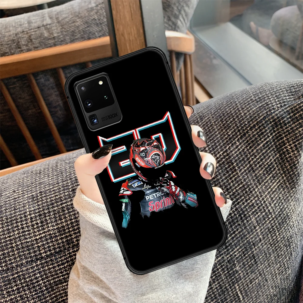 

Fabio Quartararo 20 Phone Case Cover Hull For Samsung Galaxy S 7 8 9 10 e 20 FE edge uitra plus Note 9 10 20 black Funda Tpu