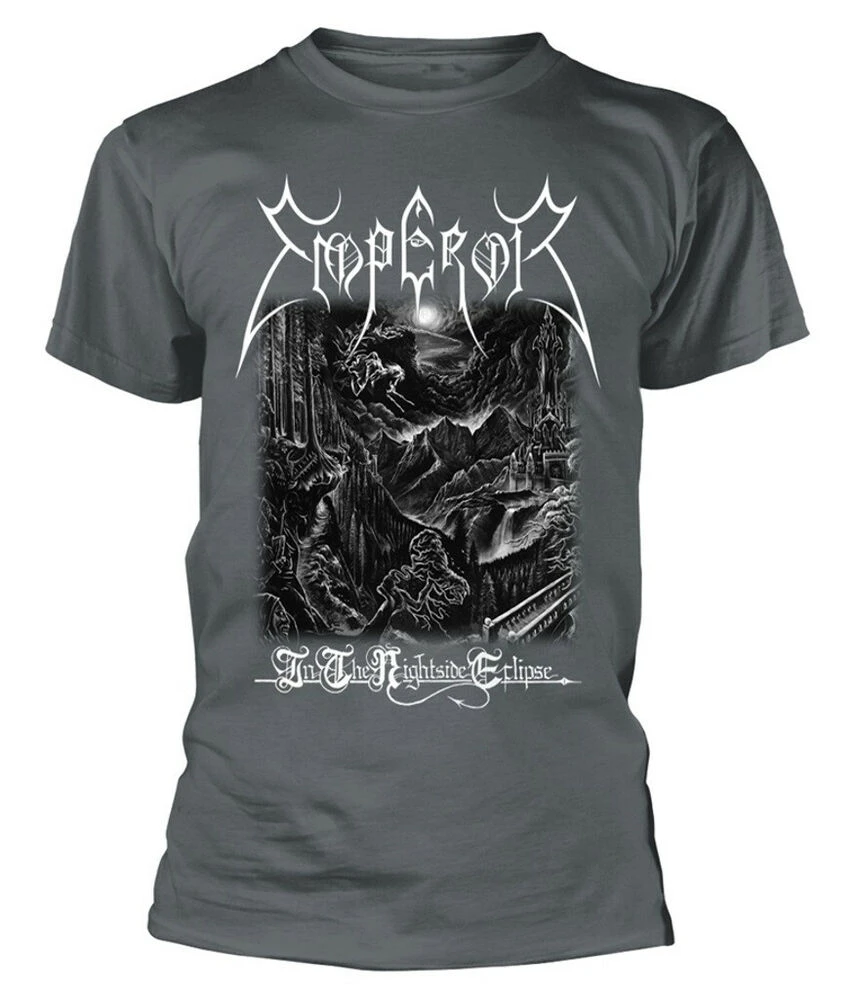 Футболка с изображением императора из ночного затмения (серая) новый