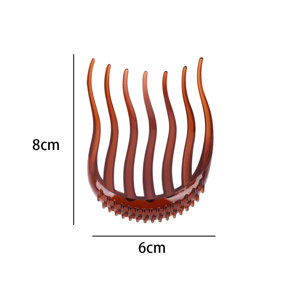 1 шт. заколка для волос конский хвост Объемный декор с расческой свадебной