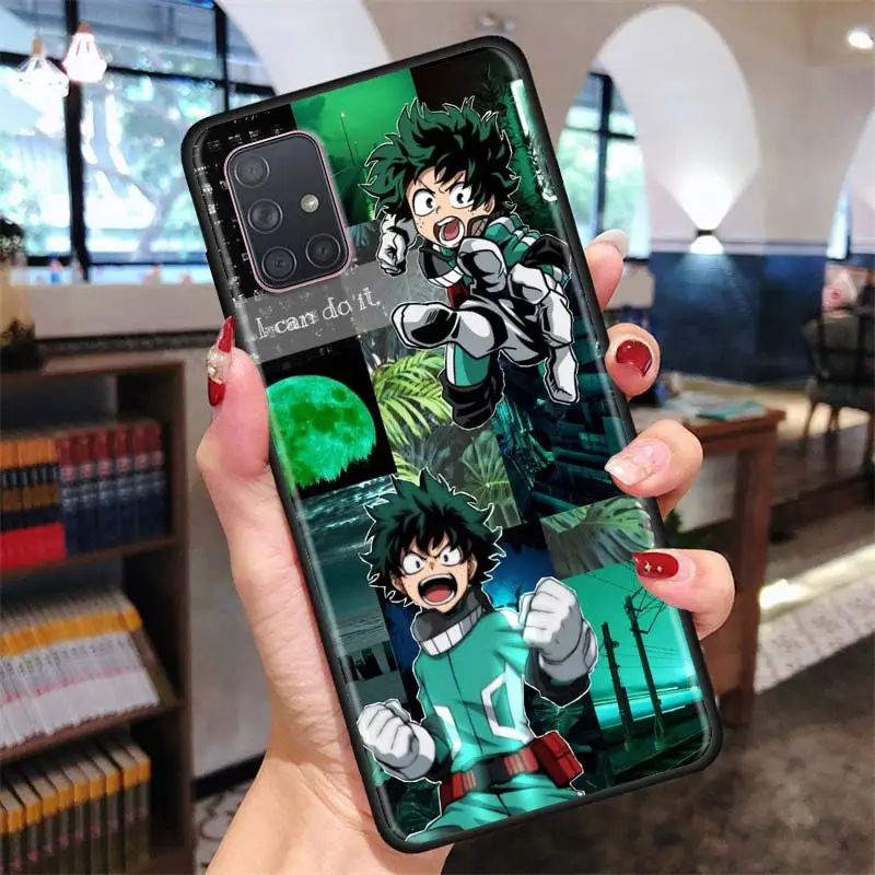 My Hero Academia Soft TPU Case For Samsung Galaxy A51 A50 A71 A21s A31 A41 A10 A70 A30 A20e A40 A12 A02s Cover Coque Fundas