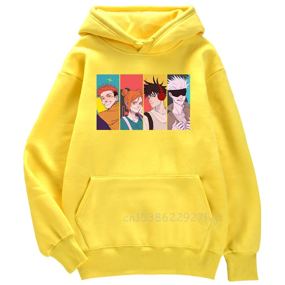 

Jujutsu Kaisen Characters Printed Hoodies Women Men Student Casual Hoodie Comfortable Hoody Quality Streetwear