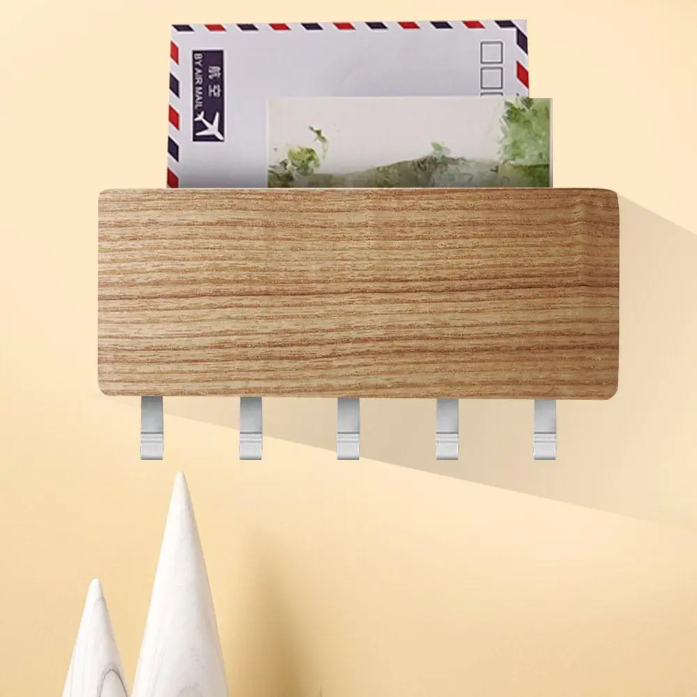 

Hanging Rack 2 Colors Stacks Wall Organizer Door Key Holder for Wall Reusable ABS+PC Plastic Alloy Bathroom Household Creative