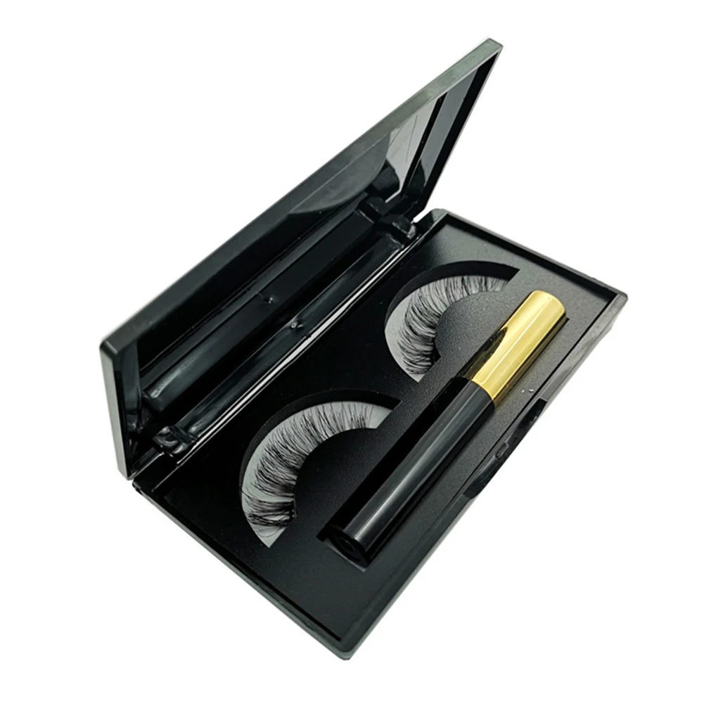Ultra Thin Magnetic Eyeliner Kit Extension Easy Apply Pen Waterproof With Eyelash Long Lasting No Glue Liquid Charming False