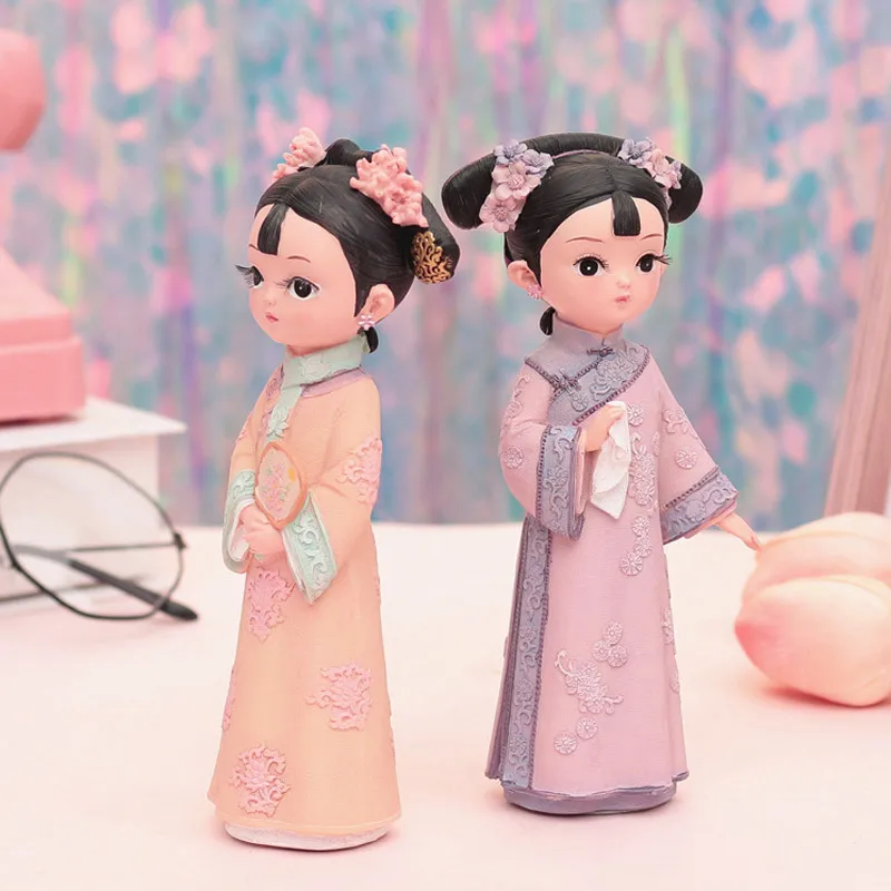 Императорский дворец кукла поделки орнамент подарок в китайском стиле резиновый