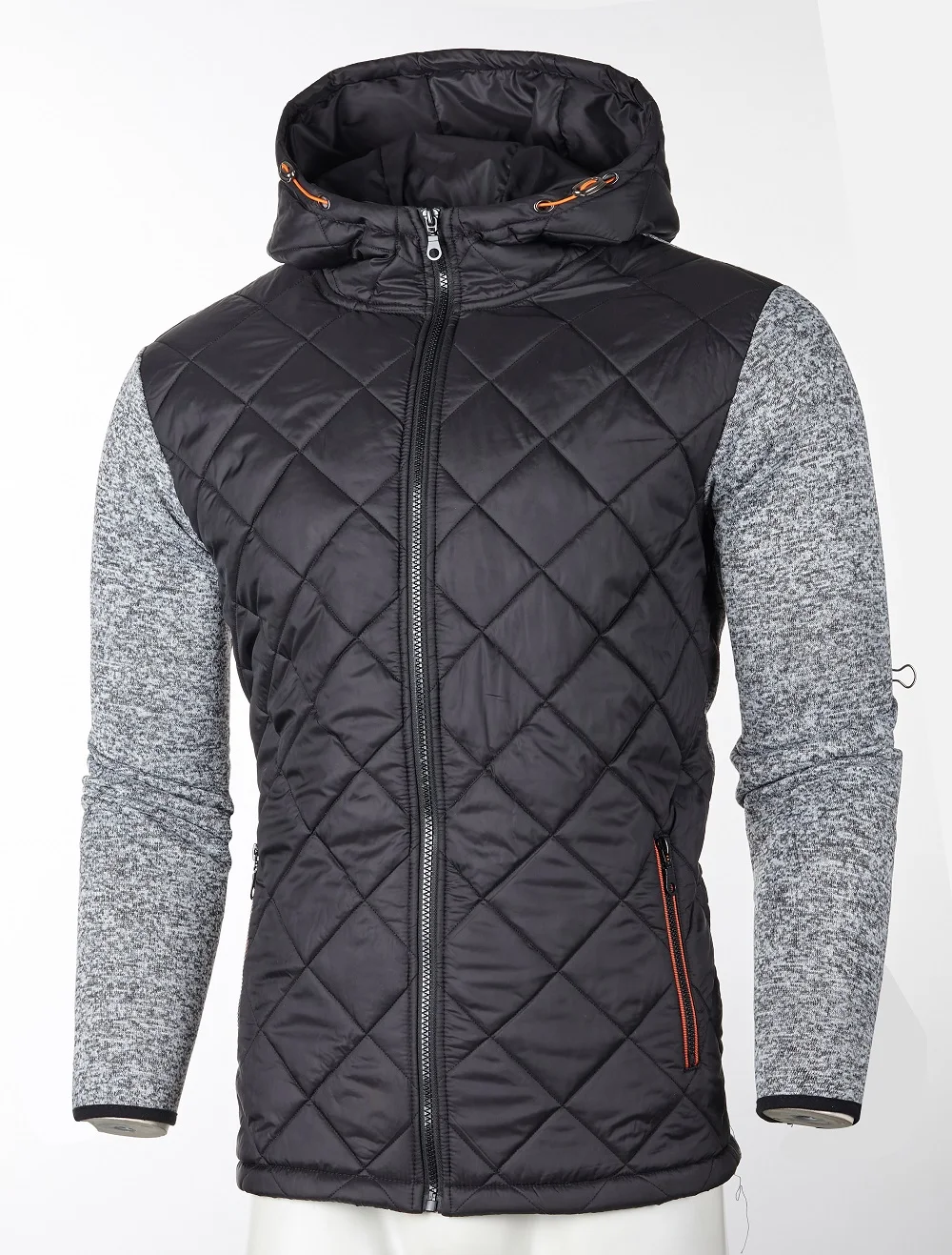 

Winter New Fashion Men Hooded Long Sleeve Coat Cotton Blend Soft Warm Coat Jacket Casual Zipper Hoodies Slim Fit Jacket Outwear