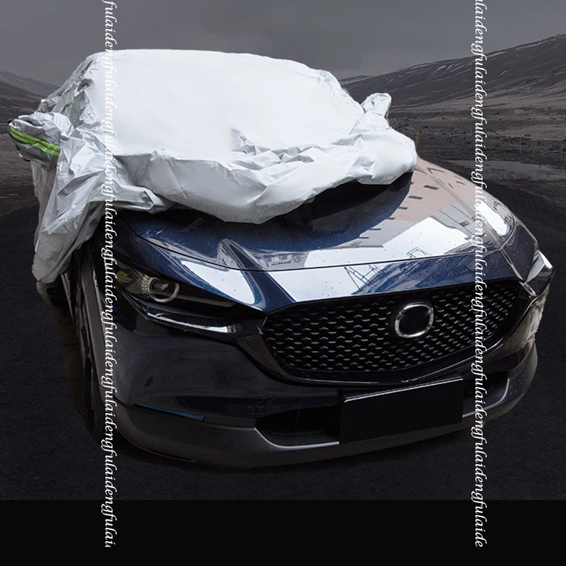 Для Mazda CX-30 чехол на весь корпус автомобиля водонепроницаемый с защитой от