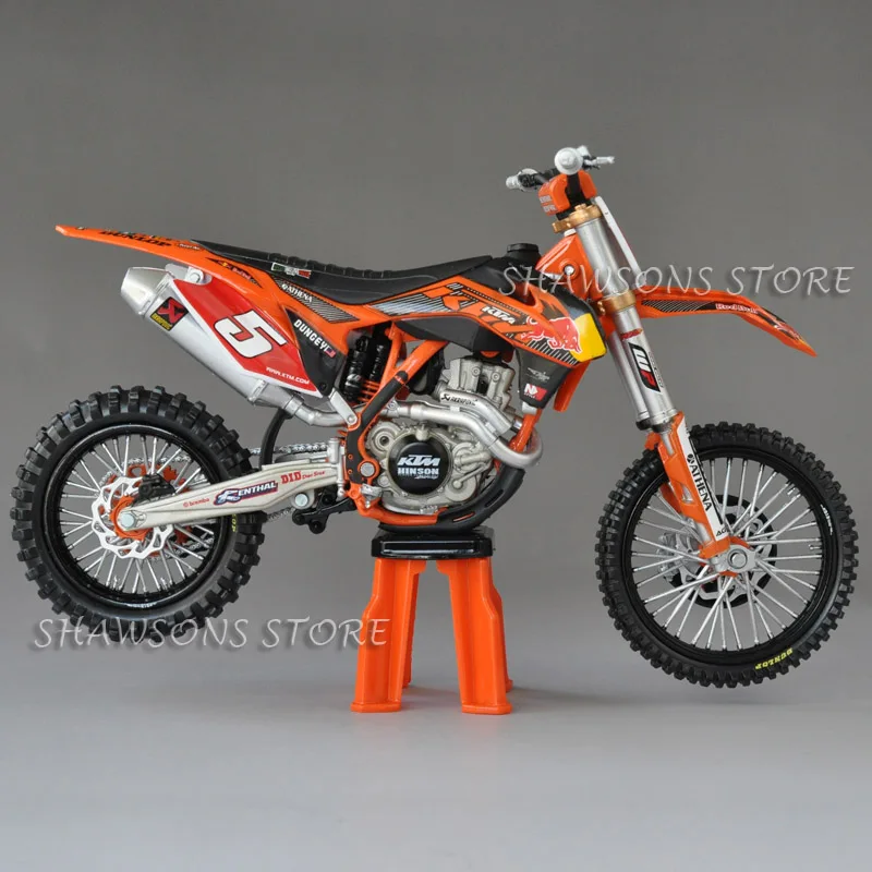 Литье под давлением модель игрушки automax 1:12 KTM 450 SX-F Байк миниатюрная копия мотоцикла