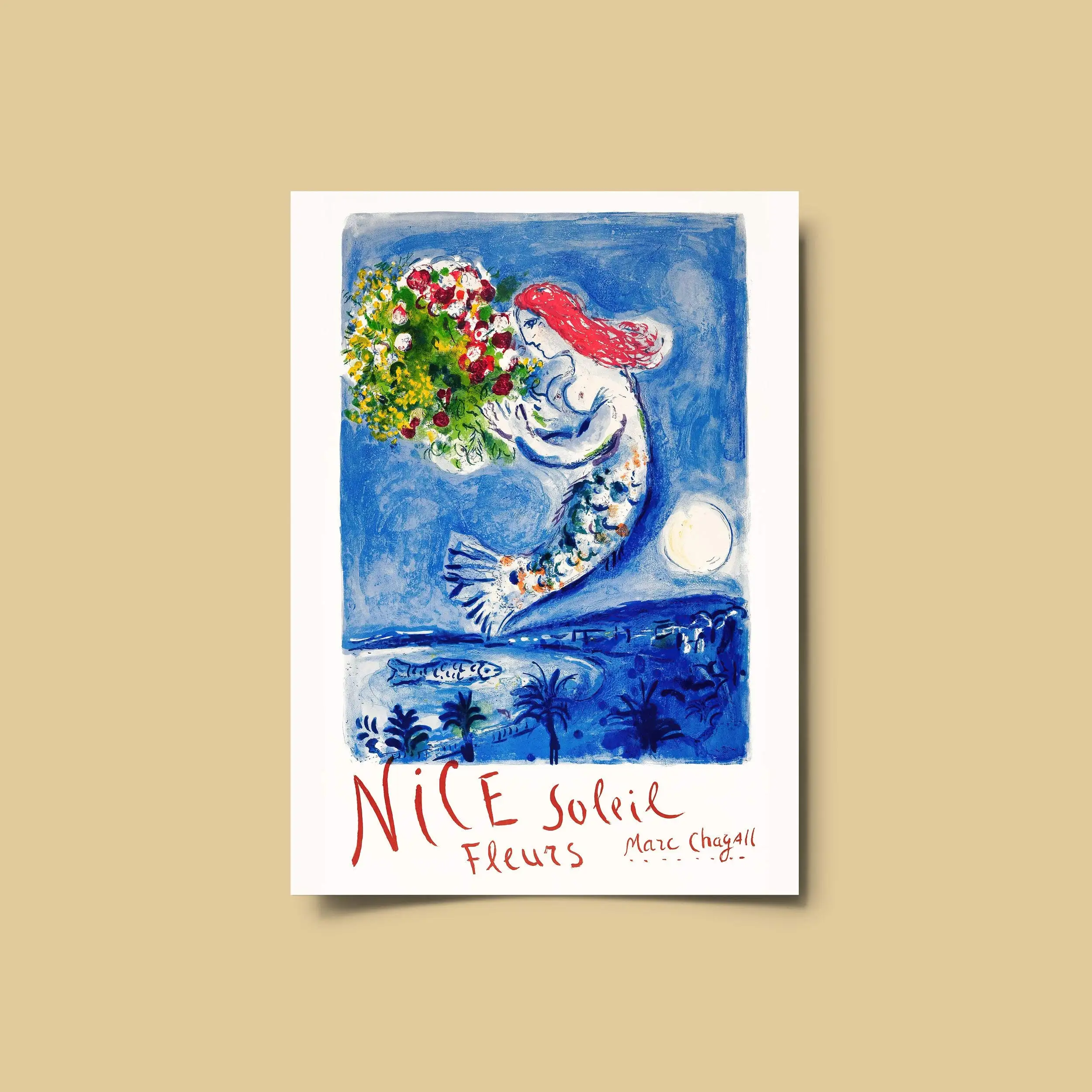 

Marc Chagall Art Exhibition Poster Print Cheap Artwork Vintage Art Prints French Wall Art Reprint Retro Metal Tin Sign Plaque De