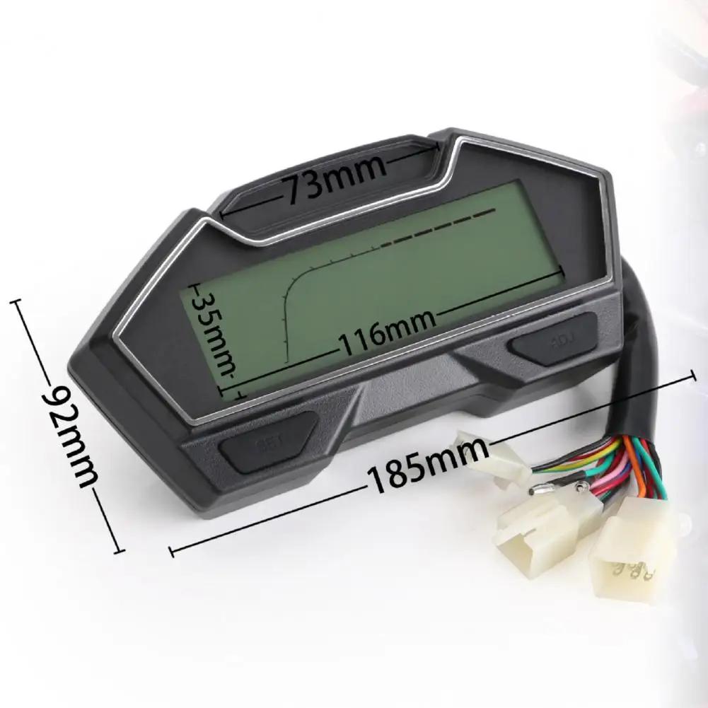 

Professional Speedometer Universal LCD Motorcycle Odometer Speed Fuel Gauge for Motorcycle Modification Accessories Supplies