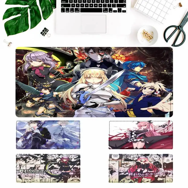 

Sale Owari No Seraph Gaming Mouse Pad Laptop PC Computer Mause Pad Desk Mat For Big Gaming Mouse Mat For Overwatch/CS GO