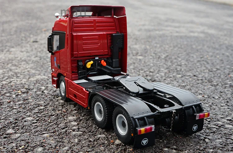 Изысканный подарок 1:24 Fukuda Auman EST-A и GTL Тяговая головка сплава модель, моделирование литья под давлением Инженерная модель
