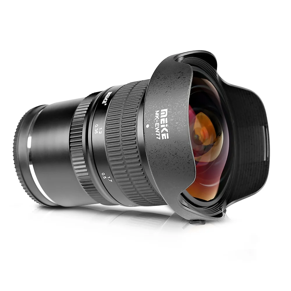Meike 8 мм F3.5 диафрагма ультра широкоугольный объектив рыбий глаз эффекты ручная