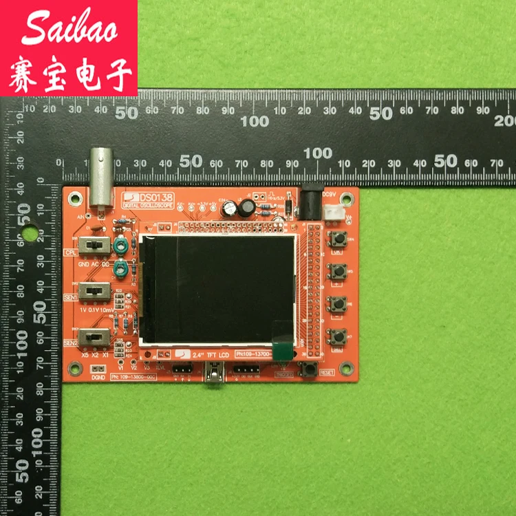 DSO138 осциллограф с открытым исходным кодом STM32 13802 цифровым дисплеем ручной
