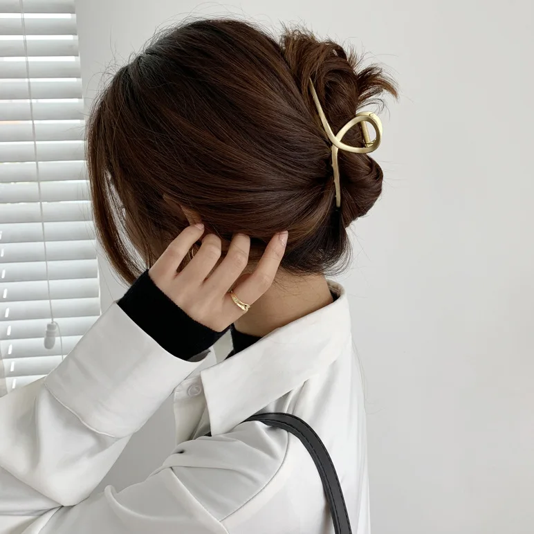 

All-match ladies metal simple hairpin