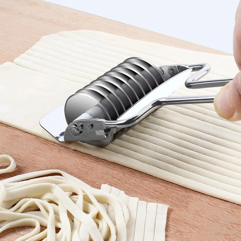 1Pc Manual Stainless Steel Spaghett Noodles Maker Knife Pressing Machine Dough Shallot Garlic Roller Cutter Kitchen Tools | Дом и сад