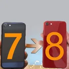 OEM качественный стеклянный корпус заднего корпуса для iPhone 7, например, 8, задняя крышка батарейного отсека для iPhone 7-8, стильное шасси