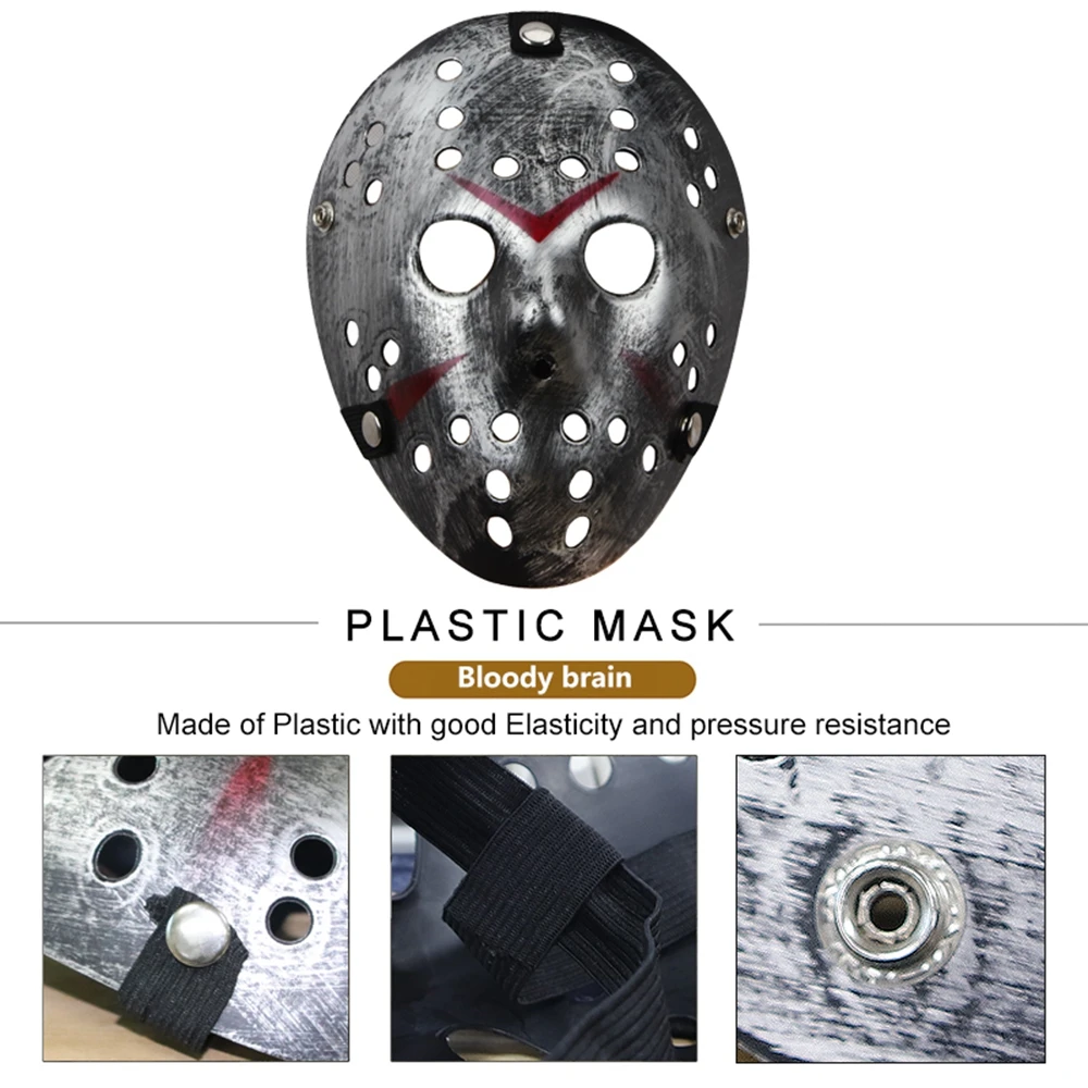 

Cosmask Halloween Myers Jason VS Freddy Costume Mask Scary Mask Friday The 13th Horror Movie Mask