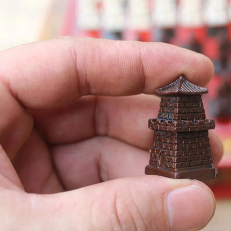 Горячие HG деревянные шахматы китайские ретро терракотовые воины резьба по