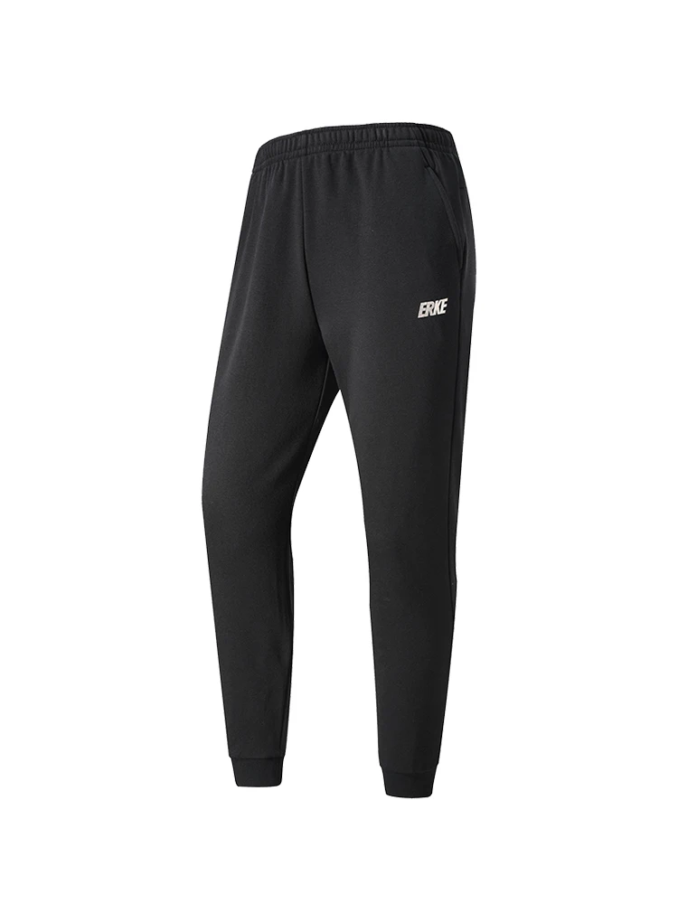 

Erke sports pants 2020 winter men's loose sports pants closing back guard pants knitted casual pants men's pants