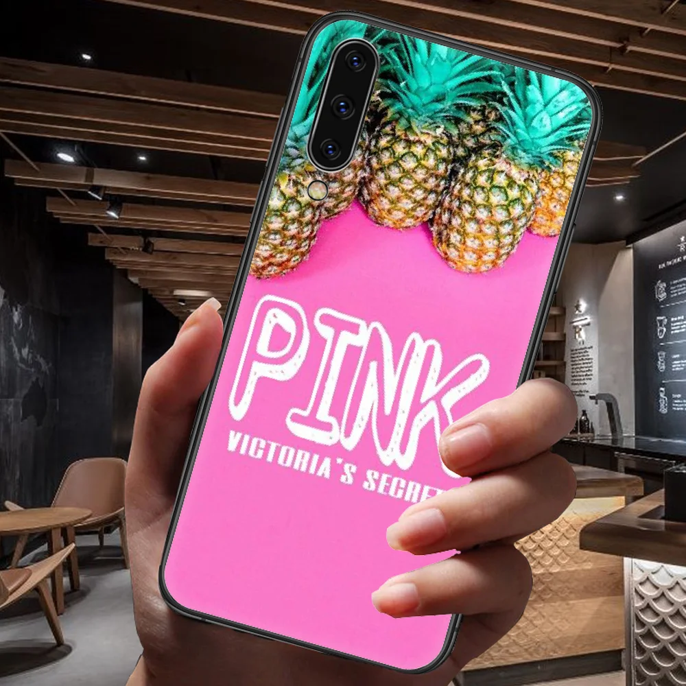 

Fashion Luxury Secret Pink Phone Case For Samsung Galaxy A 3 5 7 8 10 20 20E 21S 30 30S 40 50 51 70 71 black Prime Luxury Cell