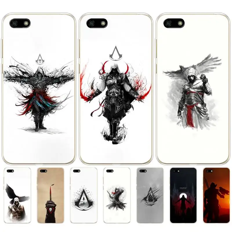 

Крутой чехол для телефона в стиле игры assins для Huawei P20 P40 Lite P30 Pro P Smart 2019 Nova 3e 6 Se, силиконовый прозрачный мягкий чехол