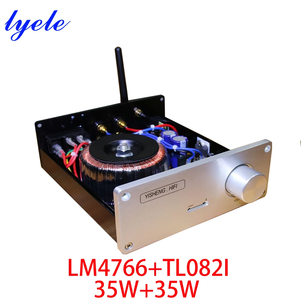 

Мини-усилитель мощности LM4766 TL082I 2,0 с Bluetooth 35 Вт * 2