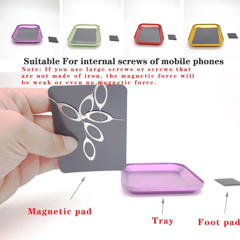 Алюминиевый винтовой лоток с магнитной планкой для хранения | Инструменты