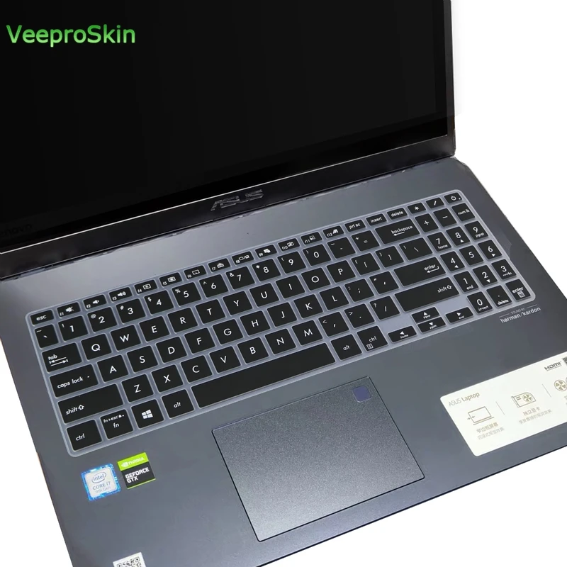black Защитный чехол для клавиатуры ноутбука ASUS VivoBook S15 S531 S531FL S531F S 531 F FL S532 VX60 S532FL S532F - Цвет: black