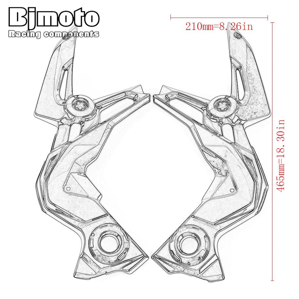 

Z 900 Motorcycle Side Trim Frame Body Cover Panel Fairing Guard Protector For Kawasaki Z900 2020 2021