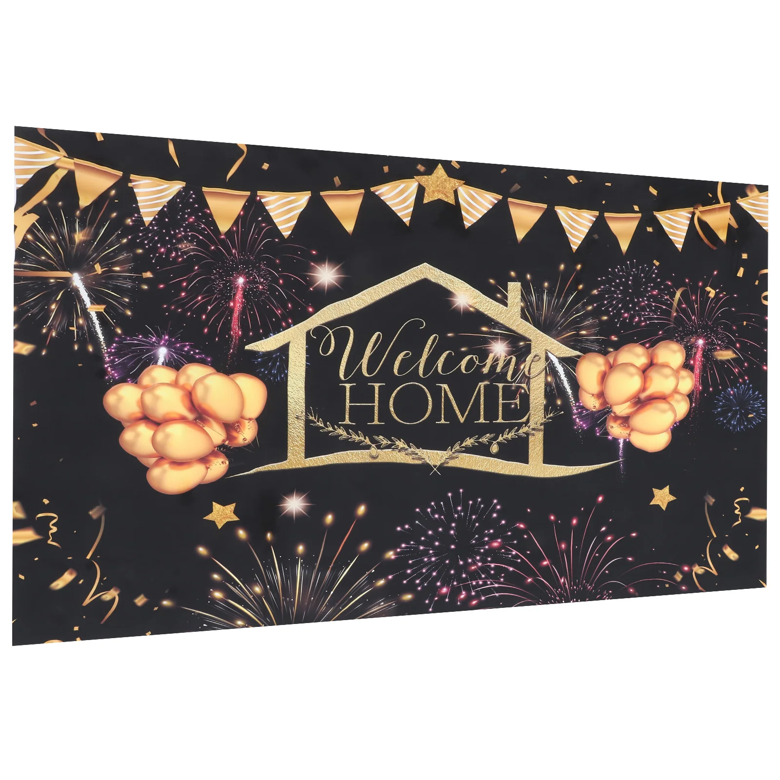 

1Pc Printed Clear Backdrop Ornament Photo Background Cloth Welcome Party Supply