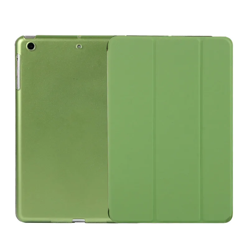 Зеленый Для Apple iPad 9,7 дюймов& спящий Wakup ультратонкий кожаный смарт-чехол для iPad A1822 A1823 A1893 - Цвет: Зеленый