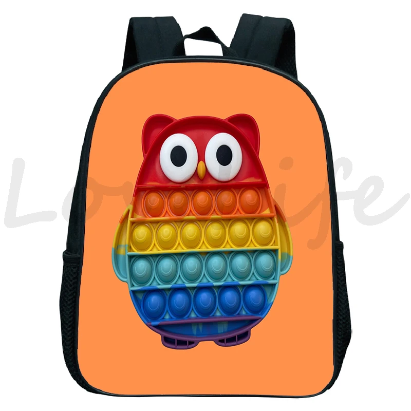 Рюкзак поп-ИТ для детского сада рюкзак с 3D рисунком Детский милый школьные сумки