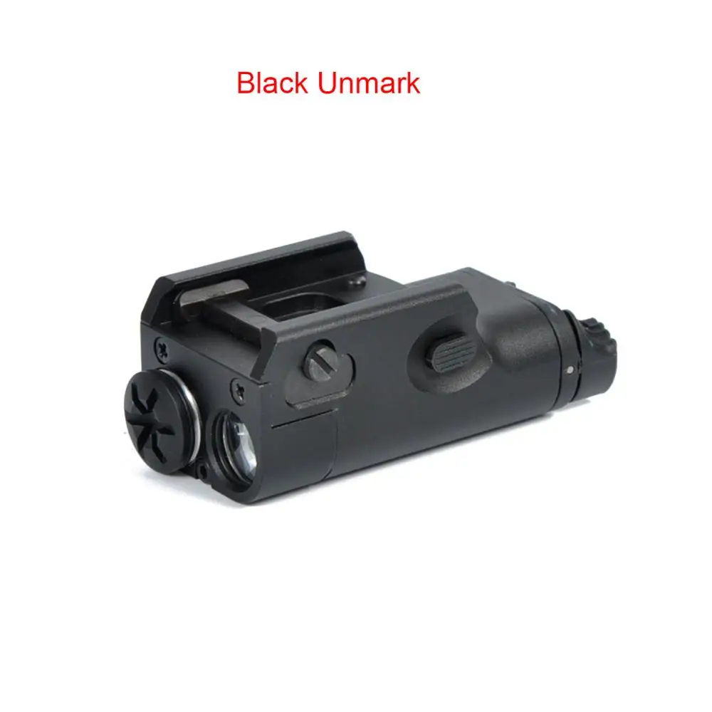 Черный Glock пистолет вспышки светильник светодиодный тактический фонарь флэш-светильник с выпуском 20 мм крепление для пистолета Airsoft для GLOCK 17 18C 19 25 26 - Цвет: Черный