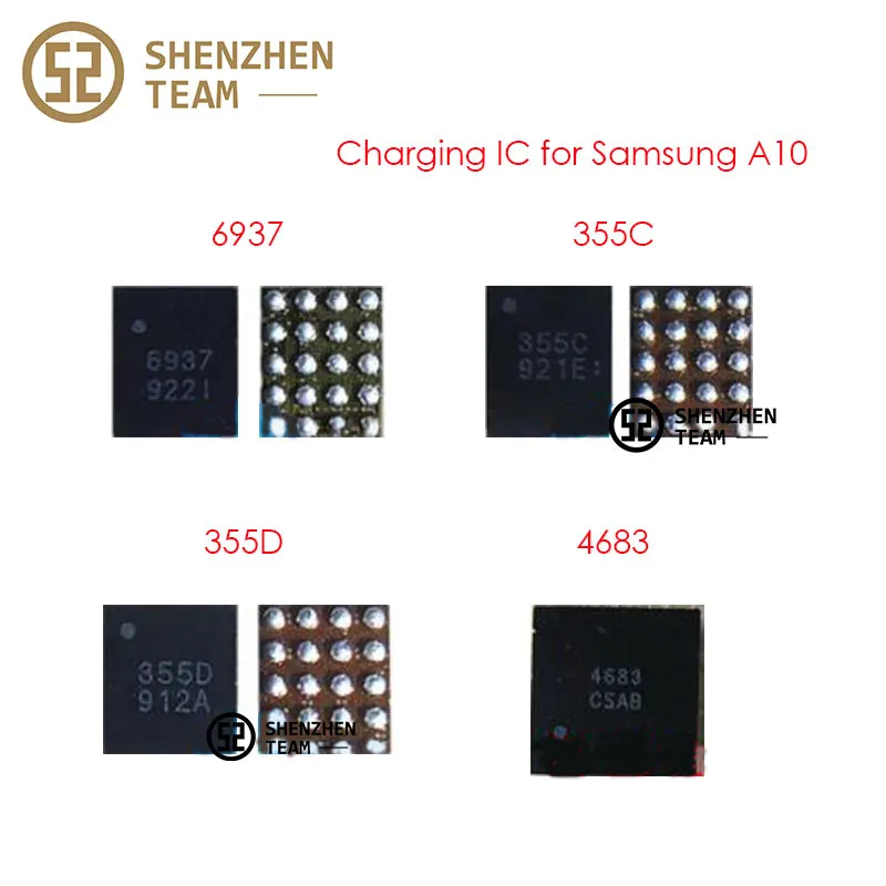 

SZteam Charging IC 6937 355C 355D FS1817 4683 2864 P15E P5415A PSC25 20PIN USB Charging Chip for Samsung A10