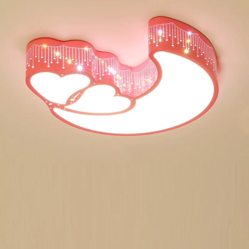 Modern Ceiling Lights for Living Room Nordic Children Room Light Kids Room Decoration Lights LED Ceiling Lamps Modern Lighting - Цвет корпуса: pink color