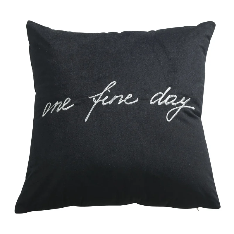 Бытовая модная Подушка с вышивкой чехол удобная квадратная подушка для