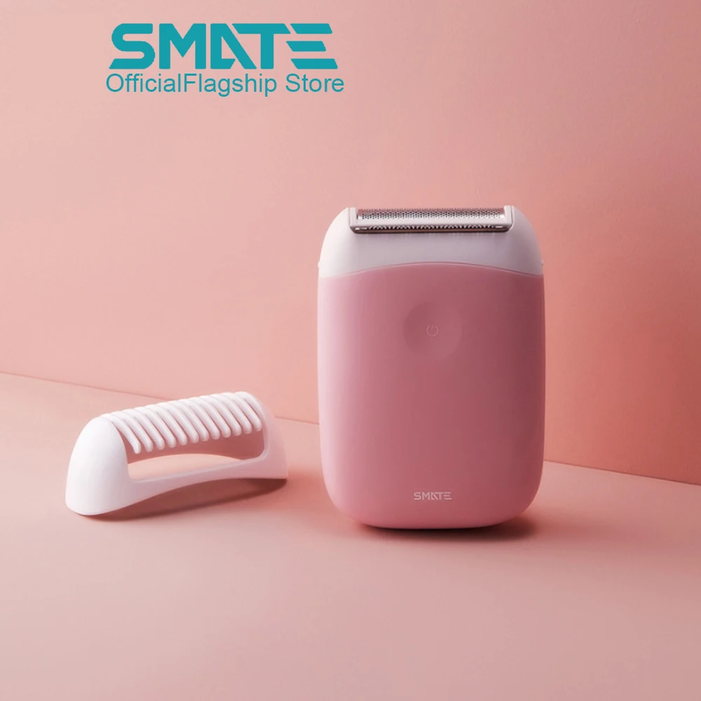 

SMATE Epilator 3in1 Mini Electric Hair Shaver Portable Waterproof USB Epilators Lady Girl Hair Removal Clipper Clean