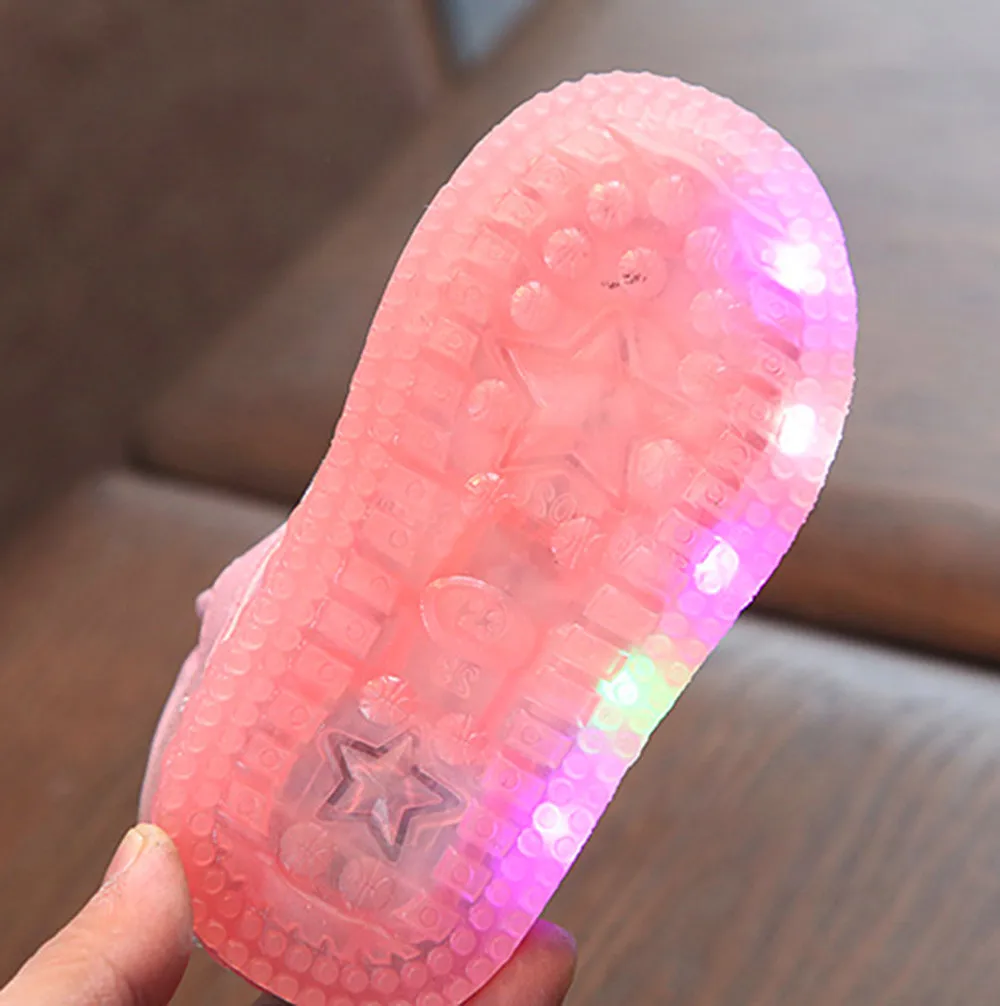 Детские зимние ботинки обувь для маленьких девочек и мальчиков со