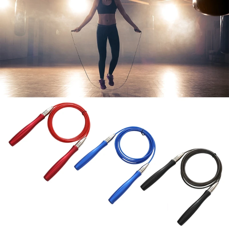 

Speed Jump Rope Workout Self-Locking Design Steel Wire Bearing Skipping Rope for MMA Boxing Training