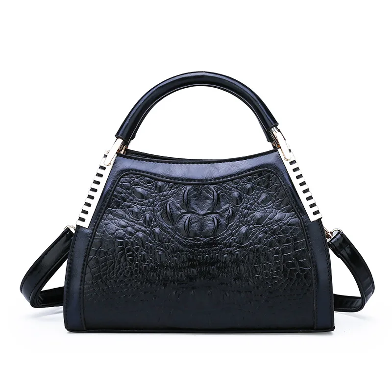 Новые роскошные винтажные женские сумочки Крокодил Аллигатор Tote кошельки мягкие брендовые сумки через плечо кожаные женские сумки на плечо