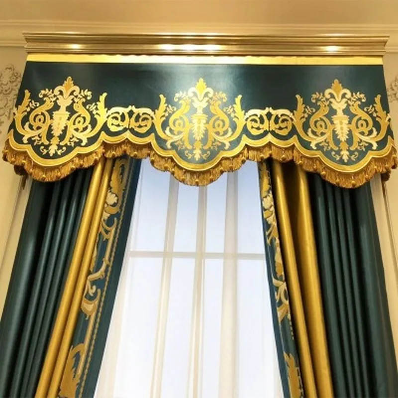 В европейском стиле роскошные шторы в простом для Гостиная Спальня французские