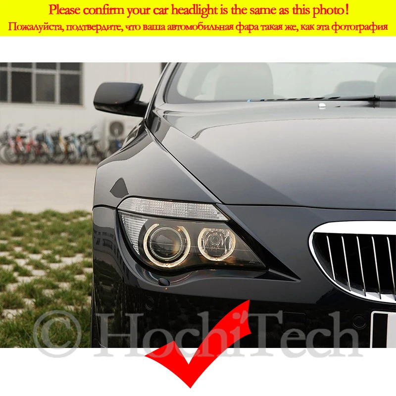 Для BMW серий 6 E63 E64 630i 650i 645i 650Ci 645Ci M6 2004-2007 16 видов цветов RGB Ангельские глазки
