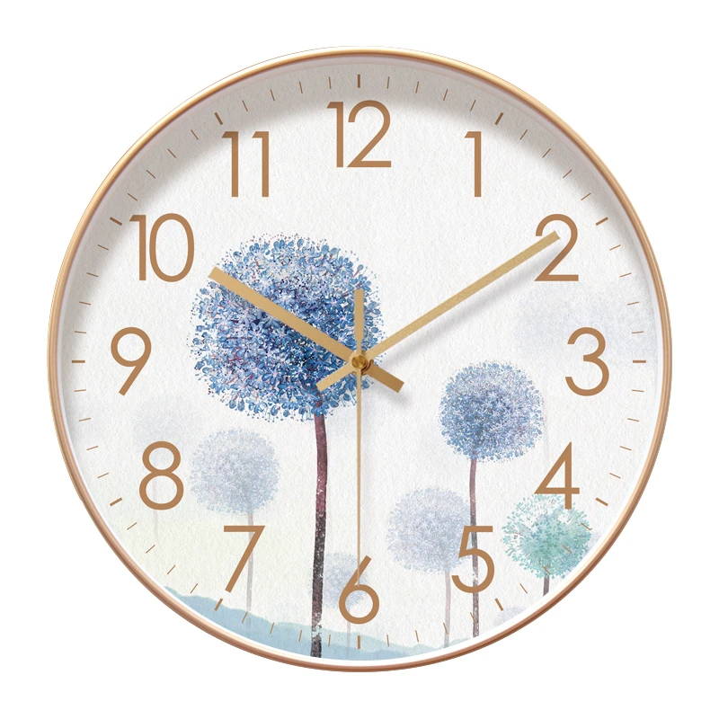 Круглый креативный бесшумный современный дизайн большие настенные часы для дома