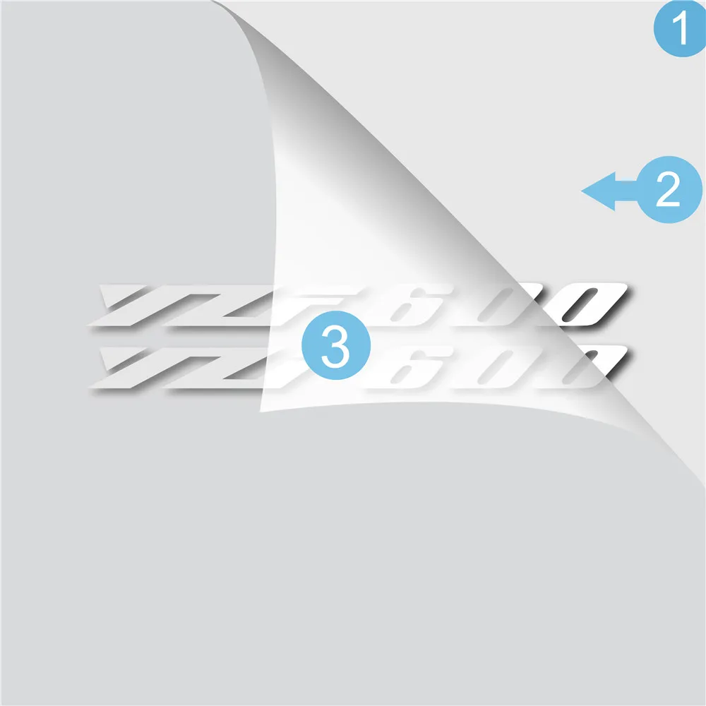 

Motorcycle sticker accessories Fuel tank Wheels helmet Reflective MOTO body personality decoration sticker For YAMAHA YZF 600