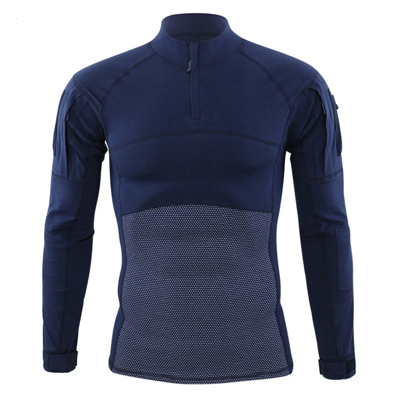 Рубашка походная тактическая с длинным рукавом армейские боевые футболки в